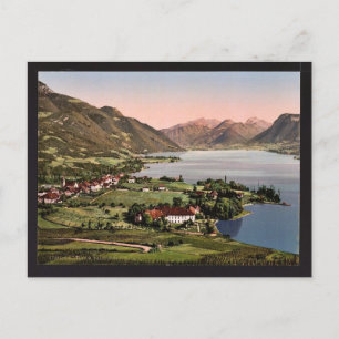 Talloires, Annecy, France classic Photochrom Postcard