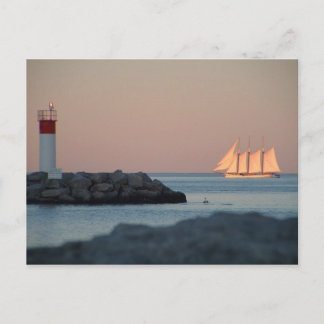 tallship postcard