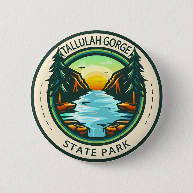 Tallulah Gorge State Park Georgia Badge (Front)
