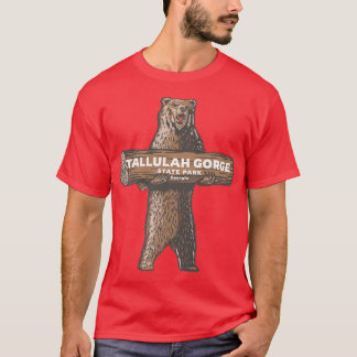 Tallulah Gorge State Park Georgia GA Bear Vacation T-Shirt