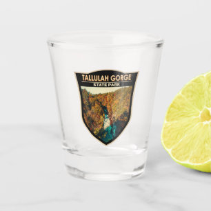 Tallulah Gorge State Park Georgia Watercolor Shot Glass