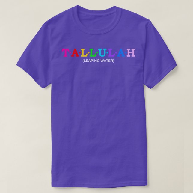 Tallulah Leaping Water T-Shirt (Design Front)