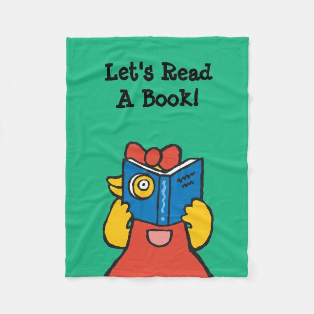 Tallulah Makes a Funny Face Fleece Blanket (Front)