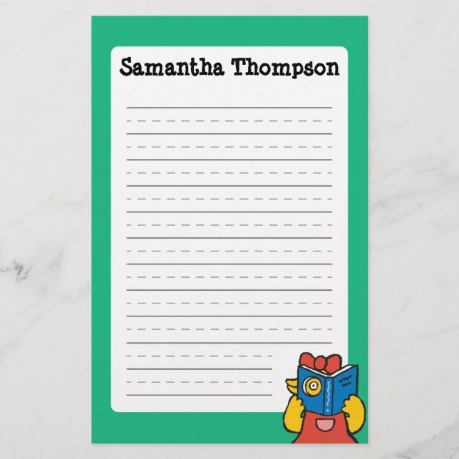 Tallulah Makes a Funny Face Stationery (Front)