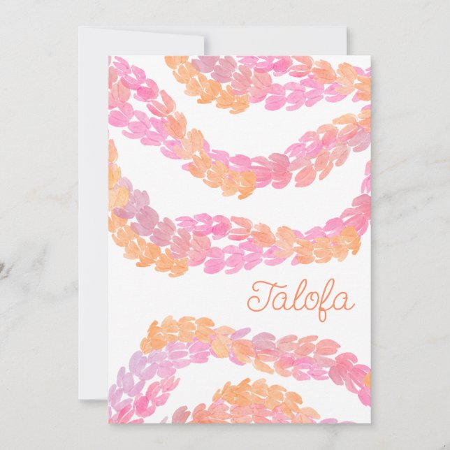 Talofa Thank You Card (Front)