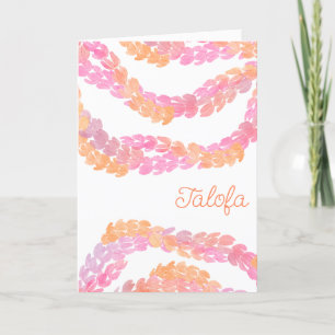 Talofa Thank You Card