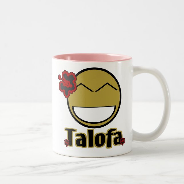 Talofa Two-Tone Coffee Mug (Right)