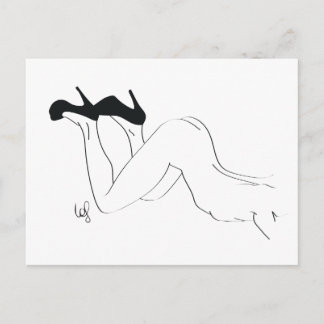 Talons pointes postcard