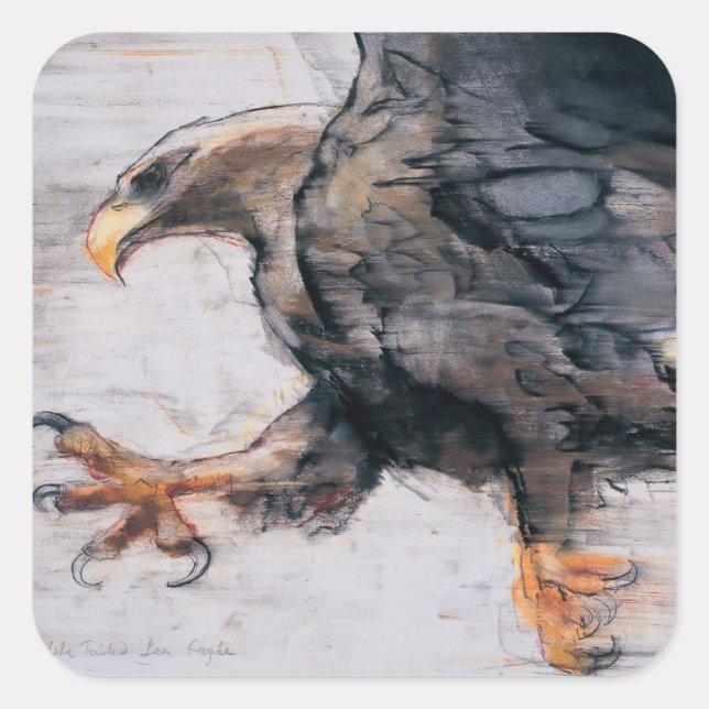 Talons - White tailed Sea Eagle 2001 Square Sticker (Front)