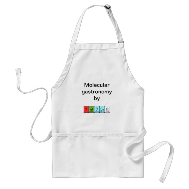 Talulah periodic table name apron (Front)