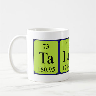 Talulah periodic table name mug