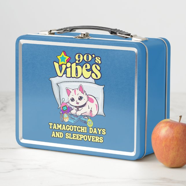  Tamagotchi Days And Sleepovers Metal Lunch Box (In Situ)