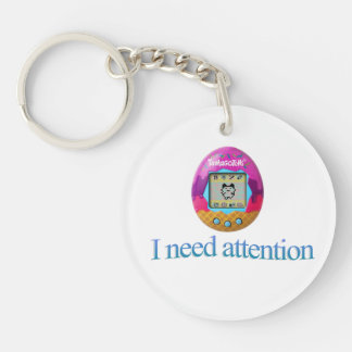 Tamagotchi "I need attention" Key Ring