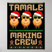 Tamale Making Crew Tamale Season Funny Mexican Chr