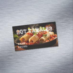 Tamales Magnetic Business Card