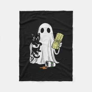 Tamales-over-pumpkin-sce Said What I Said Ghost Bl Fleece Blanket