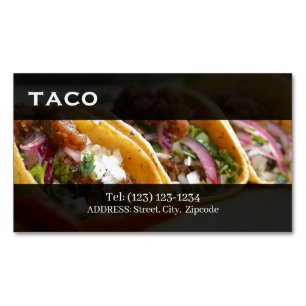 Tamales  services editable   business card