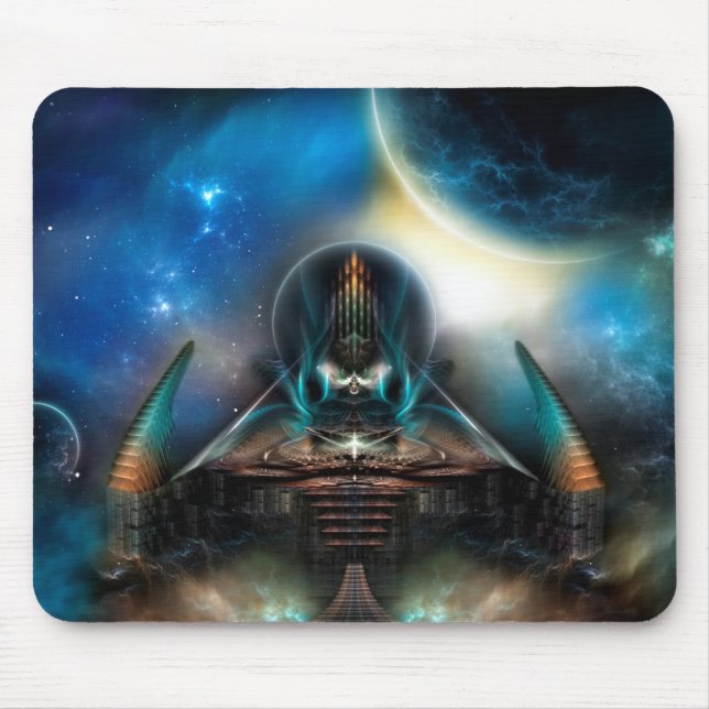 Tamalin 5 Science Fiction Fractal Artwork Mouse Mat (Front)