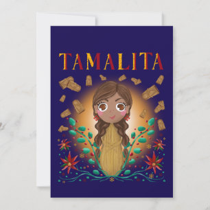 Tamalita Tamal Zia Flowers Tamales Invitation