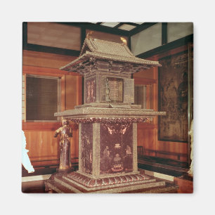 Tamamushi shrine from the Horyu Ji Temple Magnet