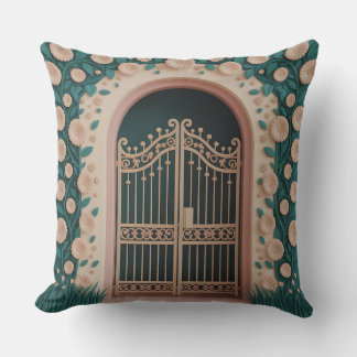 Taman Gate Relief 3D Batik Motif Cushion