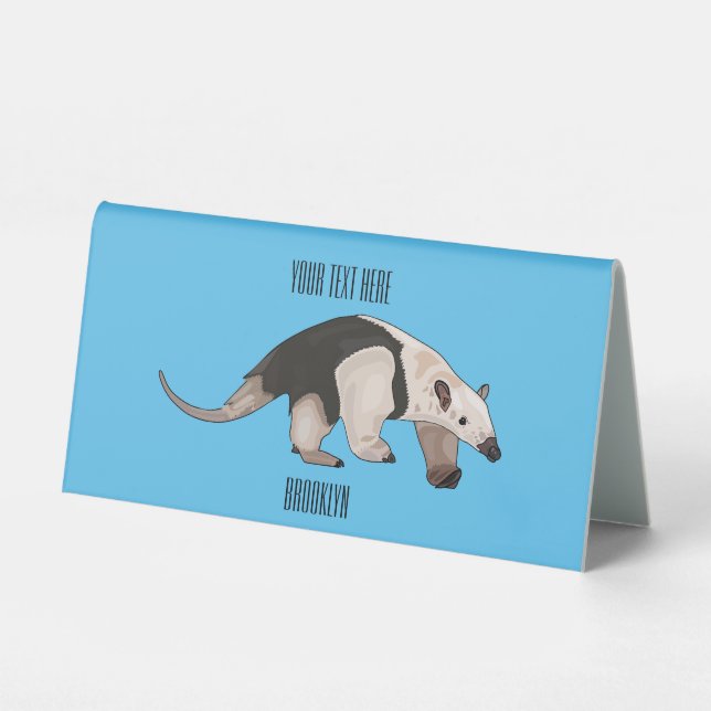 Tamandua cartoon illustration (Front)