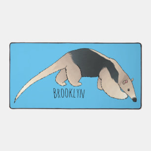 Tamandua cartoon illustration desk mat
