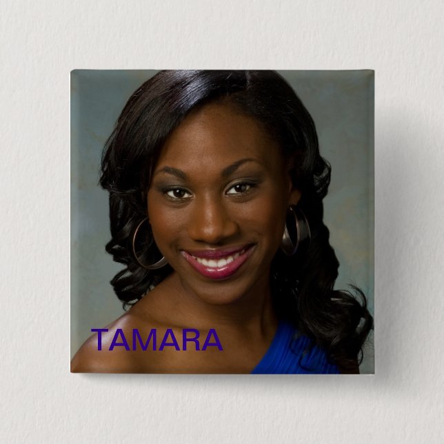 TAMARA 2 15 CM SQUARE BADGE (Front)