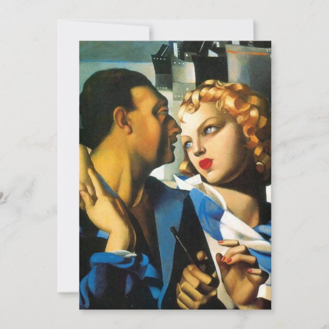 Tamara de Lempicka – "Idylle" Invitations (Front)