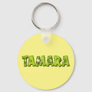 Tamara Name Kiwi Design Key Fans Ring