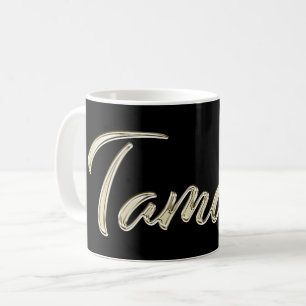 Tamara white gold Handwriting Tasse Kaffeetasse Coffee Mug