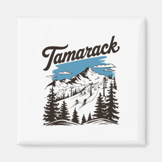 Tamarack Idaho Ski Resort Skiing Skier 2 Magnet