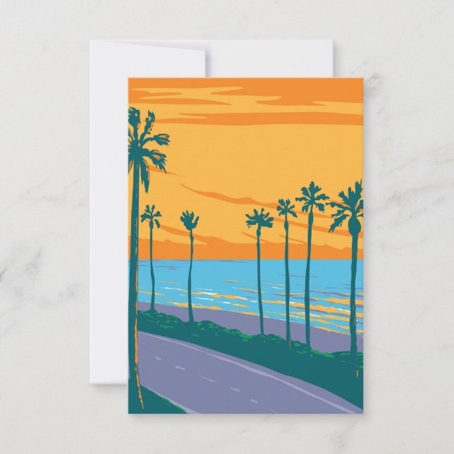 Tamarack Surf Beach	 Thank You Card (Front)