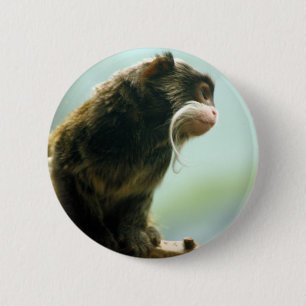 Tamarin Monkey 6 Cm Round Badge