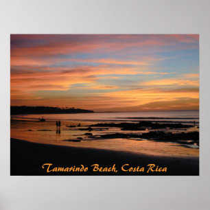 Tamarindo Beach Sunset, Costa Rica Poster