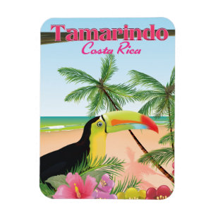 Tamarindo Costa Rica beach holiday poster Magnet