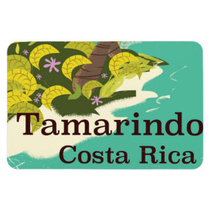 Tamarindo Costa Rica travel poster Magnet