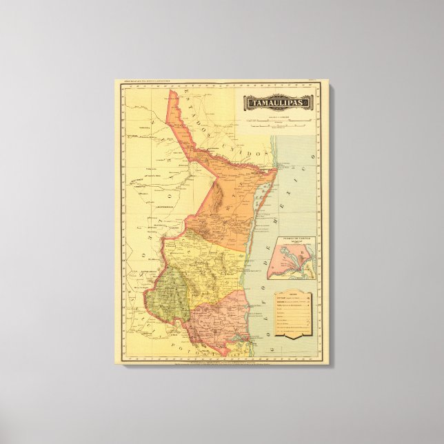 Tamaulipas Canvas Print (Front)