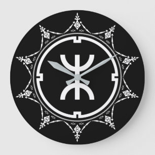 Tamazgha - Amazigh Symbol Large Clock