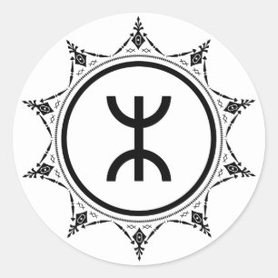 Tamazgha - The land of Amazighs White Sticker