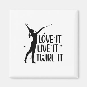 Tambour Dance   Juggling Bar Dance Gifts Magnet