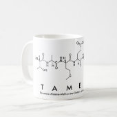 Tamekia peptide name mug (Front Left)