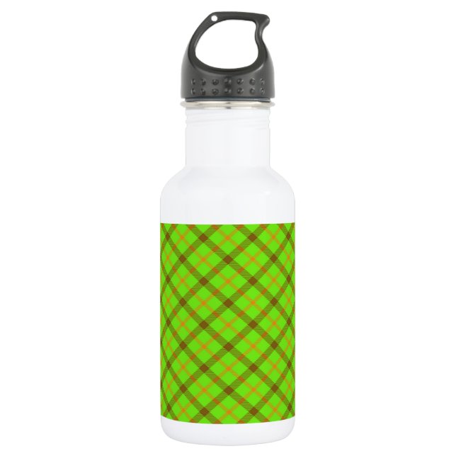 Tami Kaye Plaid 532 Ml Water Bottle (Front)