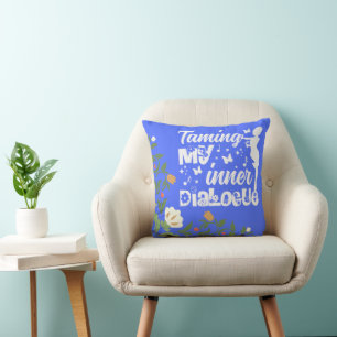 Taming Inner Dialogue Floral Inner Voice Cushion