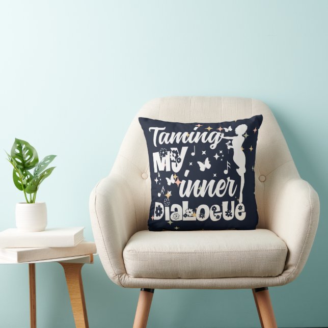 Taming My Inner Dialogue Inner Child Cushion (Chair)