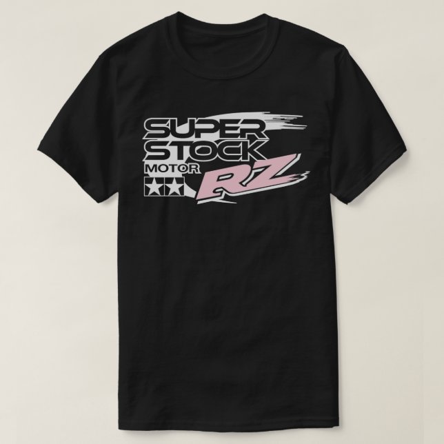 Tamiya Super Stock RZ Motor Label T-Shirt (Design Front)