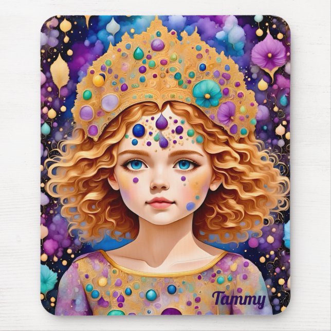 TAMMY ~ Decorated Pretty Girl ~ Mouse Mat (Front)