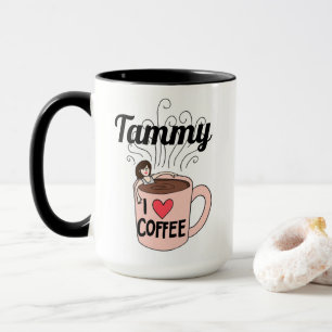 Tammy Loves Coffee Mug