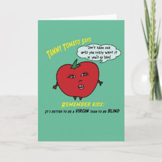 Tammy Tomato Greeting Card