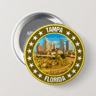 Tampa 7.5 cm round badge